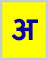 Navy Blue Text on Yellow Background